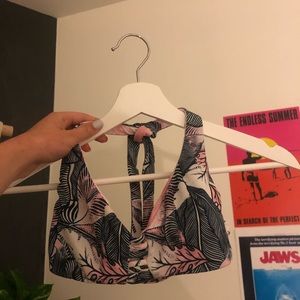 Reversible Bikini Set- Palm Pattern